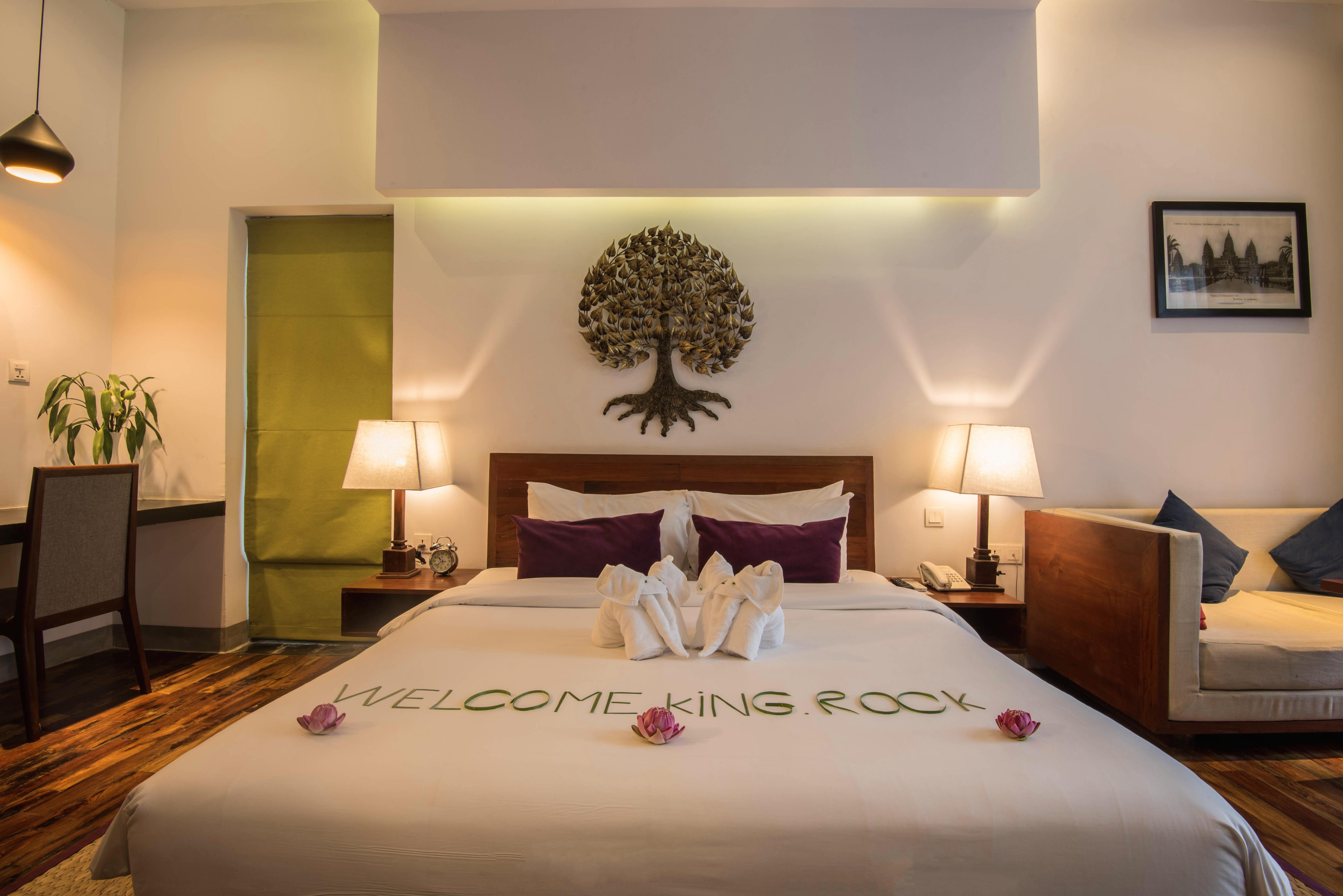 คิง ร็อค บูทิก โฮเต็ล Hotel เสียมราฐ ภายนอก รูปภาพ